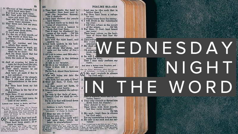 TUMC | Wednesday Night In The Word